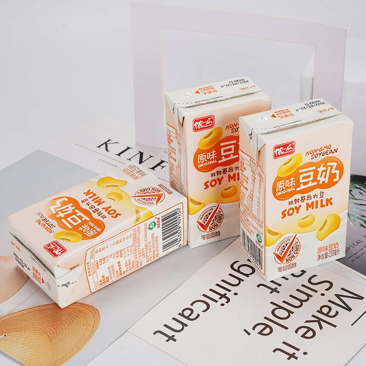 LISHI Delicious Fluid Milk Rich Protein Low Fat OEM ODM Service 250ML 144 Per Carton Original Soy Milk Drinking
