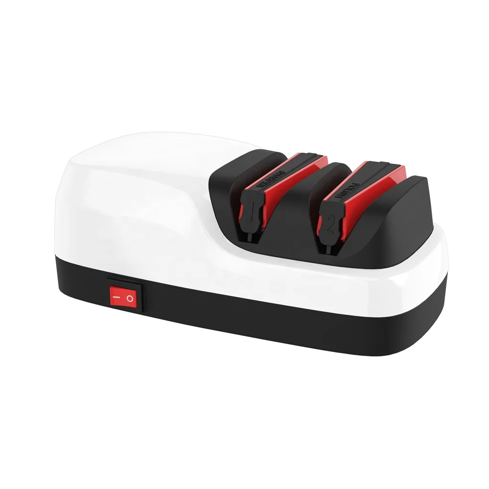 Hot New Electric Knife Sharpener Two Station Sharpen Polishing Kitchen Knife Sharpener