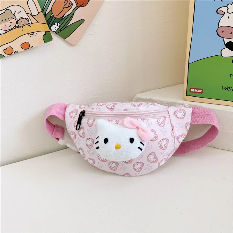 Новинка плюшевая сумка-мессенджер Sanrios с милой мелодией Kuromi Cinnamoroll мультяшная Детская сумка