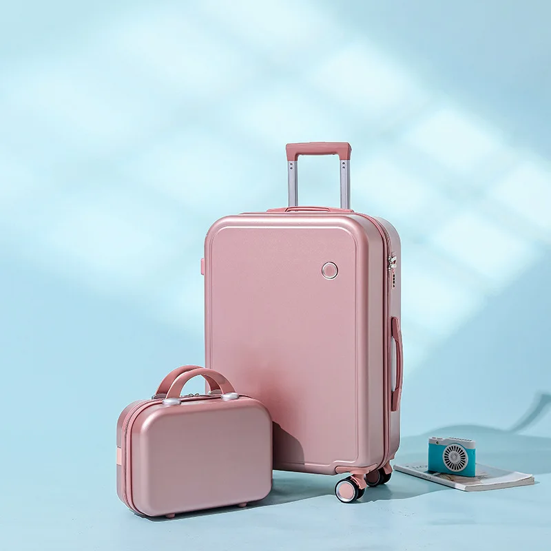 New Trend Durable Multi Color Luggage Suitcase Set Travel Trolley Case Luggage Bag Set with Built-in TSA Lock