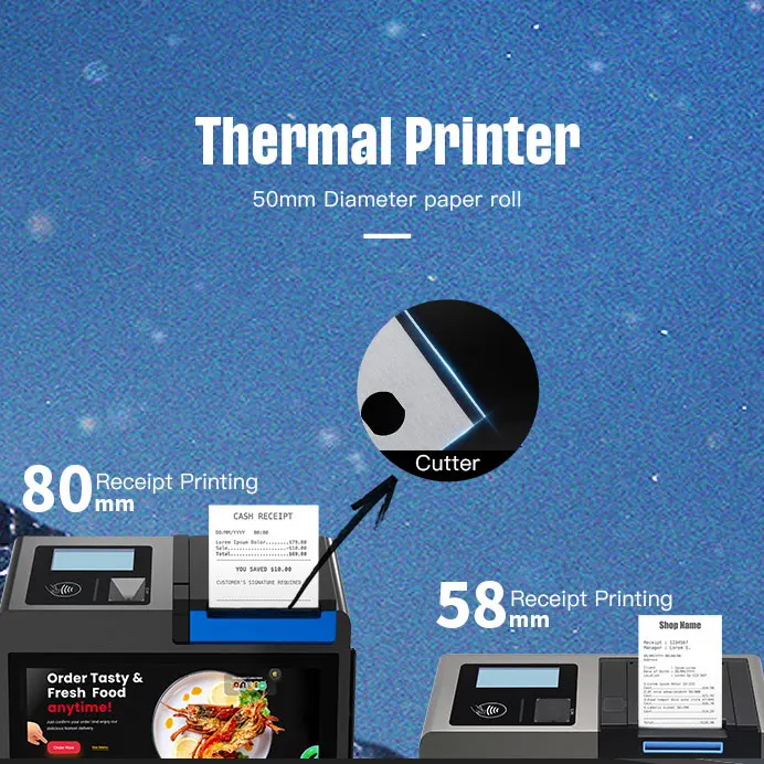 ZCS Z100 highest selling product 2023 credit card reader pos printer ic magnetic stripe nfc pos machine