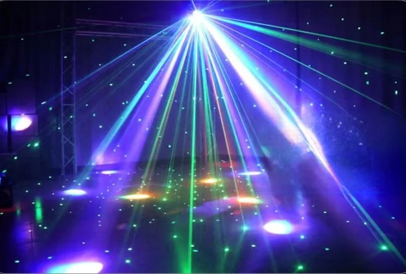 Stage lighting factory price 12pcs 15w rgbw 4in1 disco light rgb ktv laser lights
