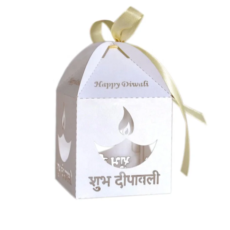 Diwali подарки для лазерной резки счастливый diwali индийский сладкий шоколад подарочная