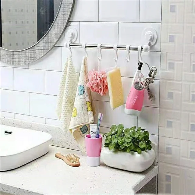 2023 New Most Popular Best Sale Door Wall Mount Six Hook Bathroom Bath Towel Hook Solid Kitchen Hooks