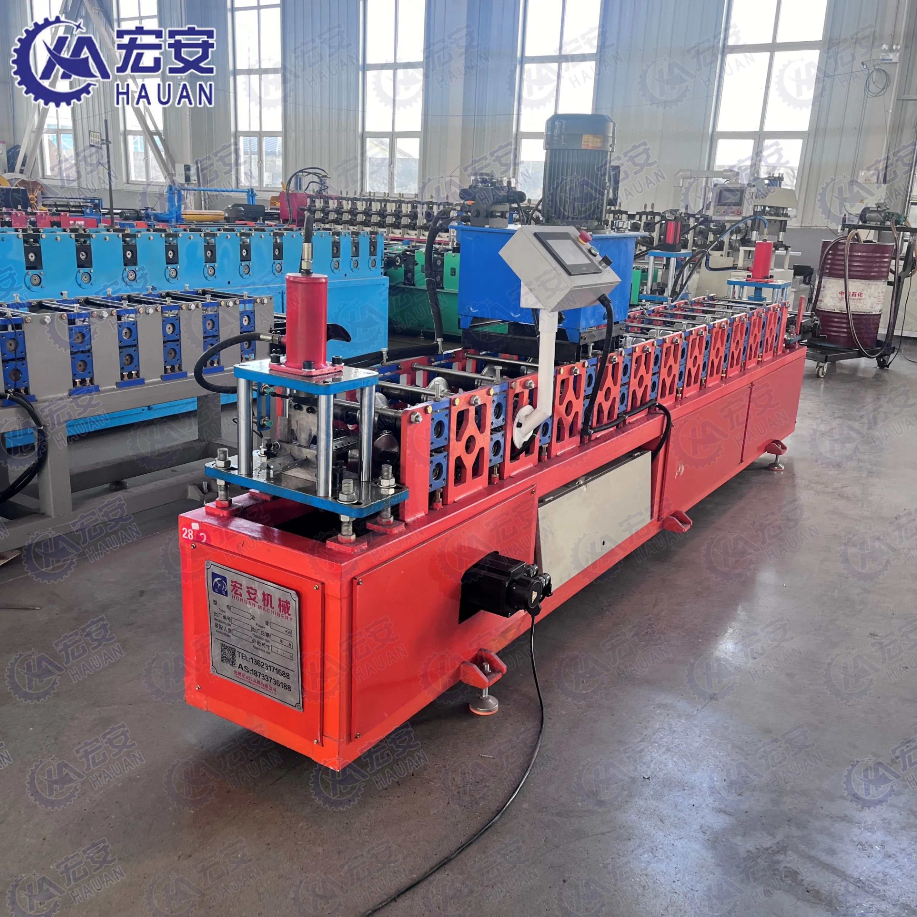 HighSpeed Aluminum Shelf rack Column Machine Step Beam Roll Forming Machine China Manufacture