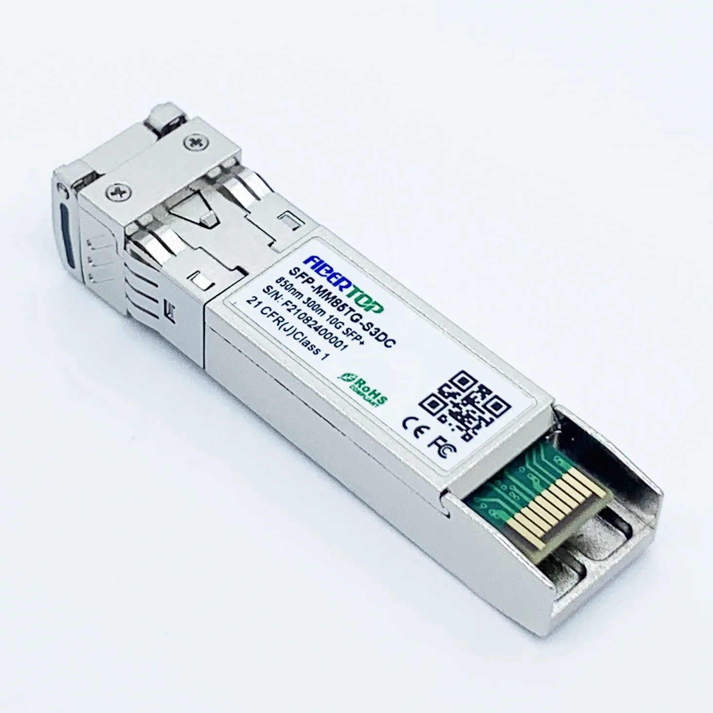 FIBERTOP 10G SR для HP J9150A совместимый 10G SFP + MMF SR 850нм 300 м LC модуль приемопередатчика