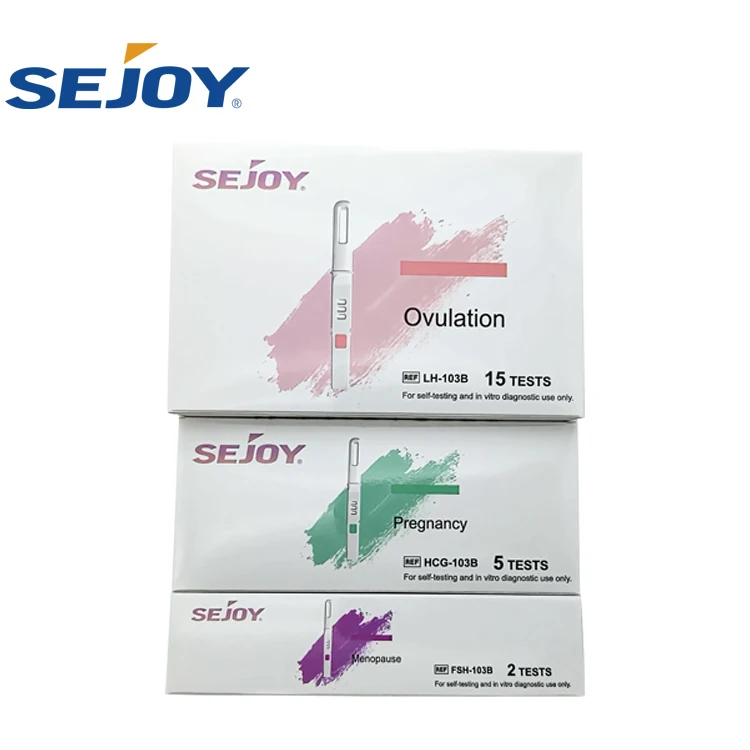 Sejoy 3 in 1 High Accuracy Digital Fertility Testing System Pregnancy Test Hcg Fsh Lh Ovulation Test Kits Optional