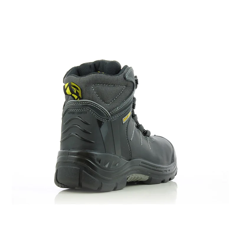 Safety shoes Power2 Safety Boots Work Shoes Black Waterproof Leather Work Boots Steel Toe Safety Shoes