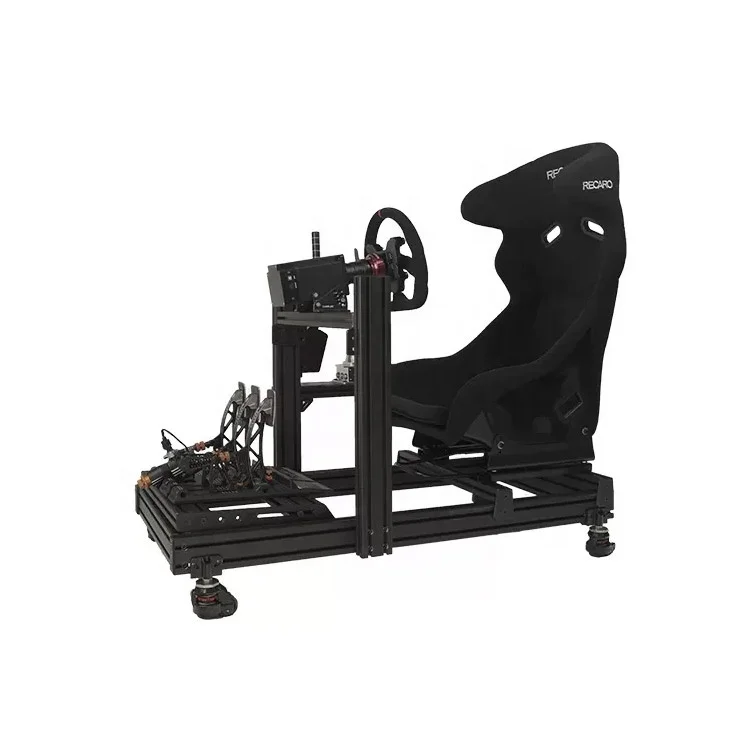Industrial Aluminum GT1 Professional Car Driving Racing Simulator Cockpit Gaming Chair Dynamic Motion 4080 Sim Racing Cockpit