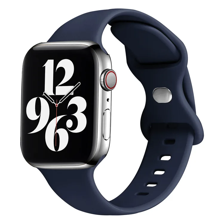 Новинка от Apple iWatch с силиконовым ремешком и разноцветными бантами подходит для ремешка apple