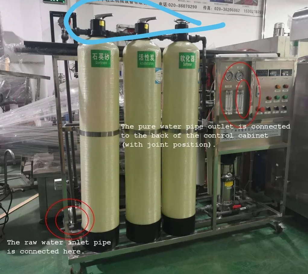 Industrial activated carbon water filter drinking water treatment with soften system for electric industry boiler feeding water