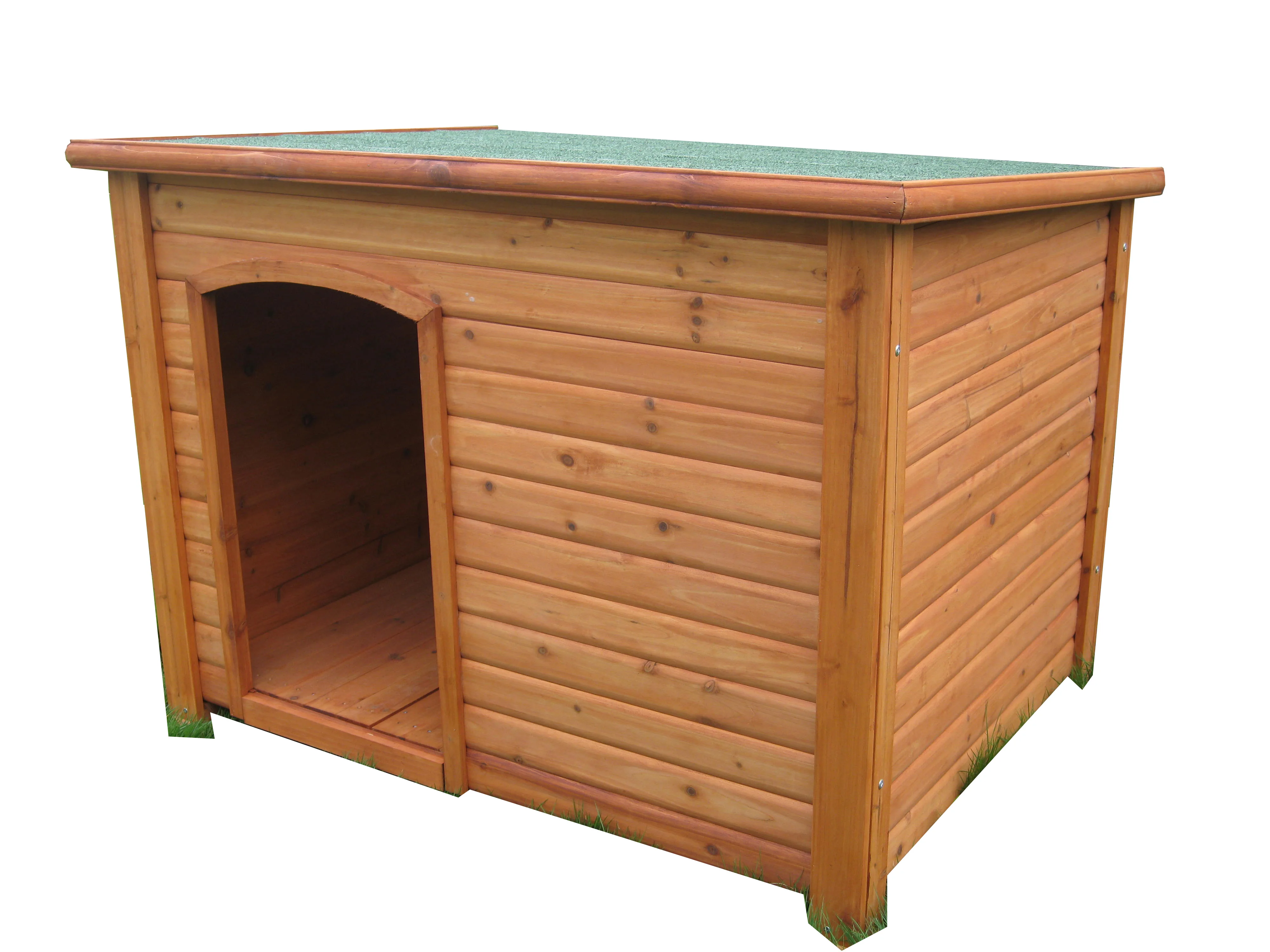 Puppy Canine Flat Roof Kennel Large Indoor Pet Cages House Home Cat Playpen Shelter Fence Wooden Dog House for Home
