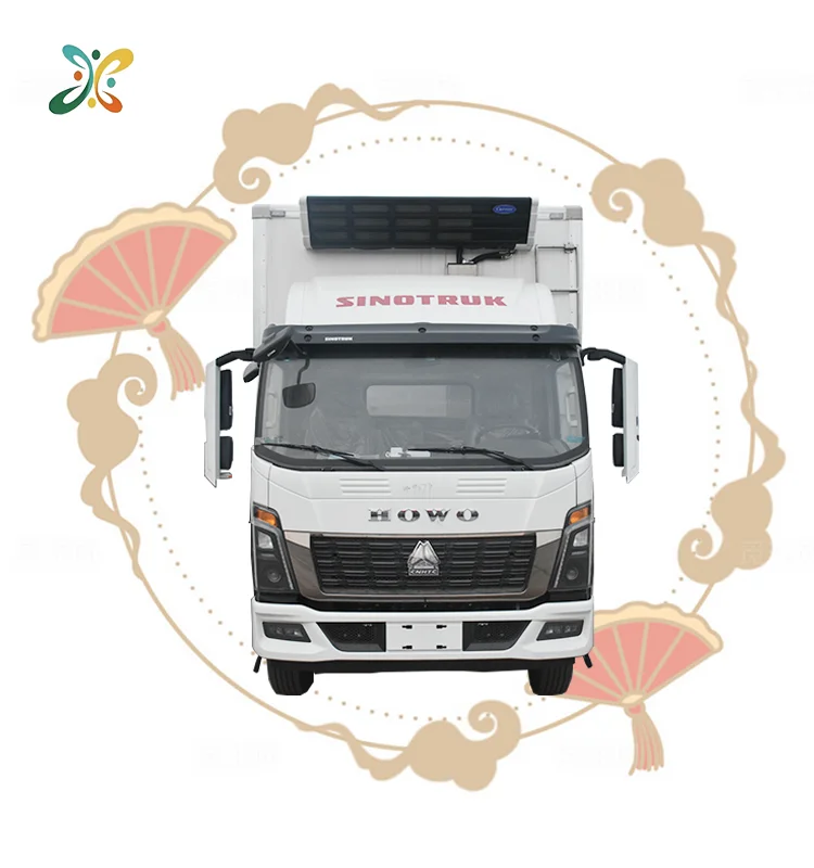 NEW Used Howo 4X2 Refrigerated Truck 5T 7T 10T Diesel Thermo King -18 Truck Refrigerator Frozen Food Transport Diesel For Sale