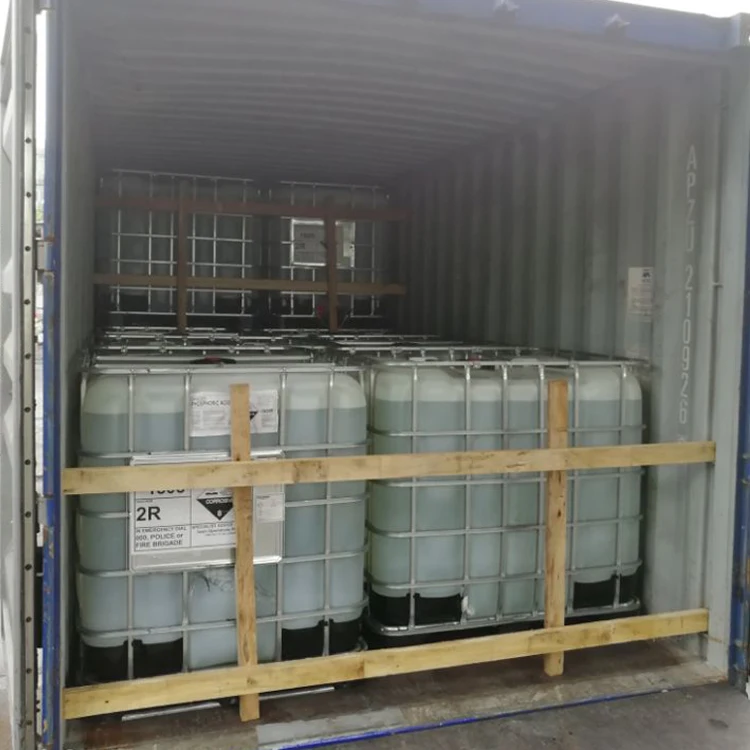 
super quality and competitive price High Level Ortho Phosphoric Acid 75% Technical Grade For Sale 