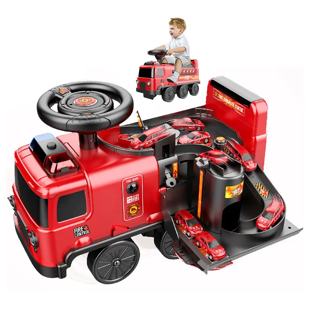 Baby Multi-function Car Toy Educational Garage Parking Lot Toy Sliding Baby Car Ride On Car For Kids