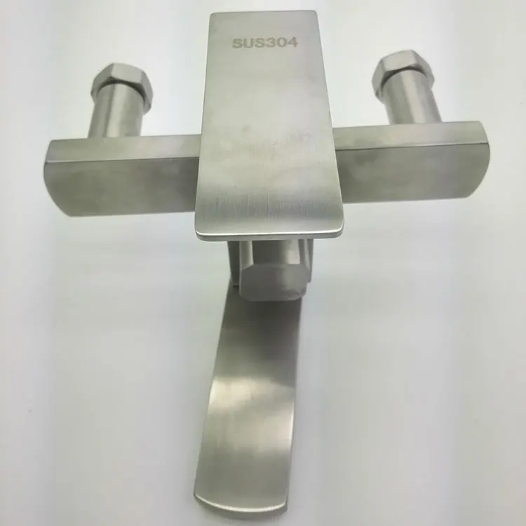 
Multi-fuction hotel square shower set thermostatic double head shower with hand sprayer SUS304 shower system with slide bar 