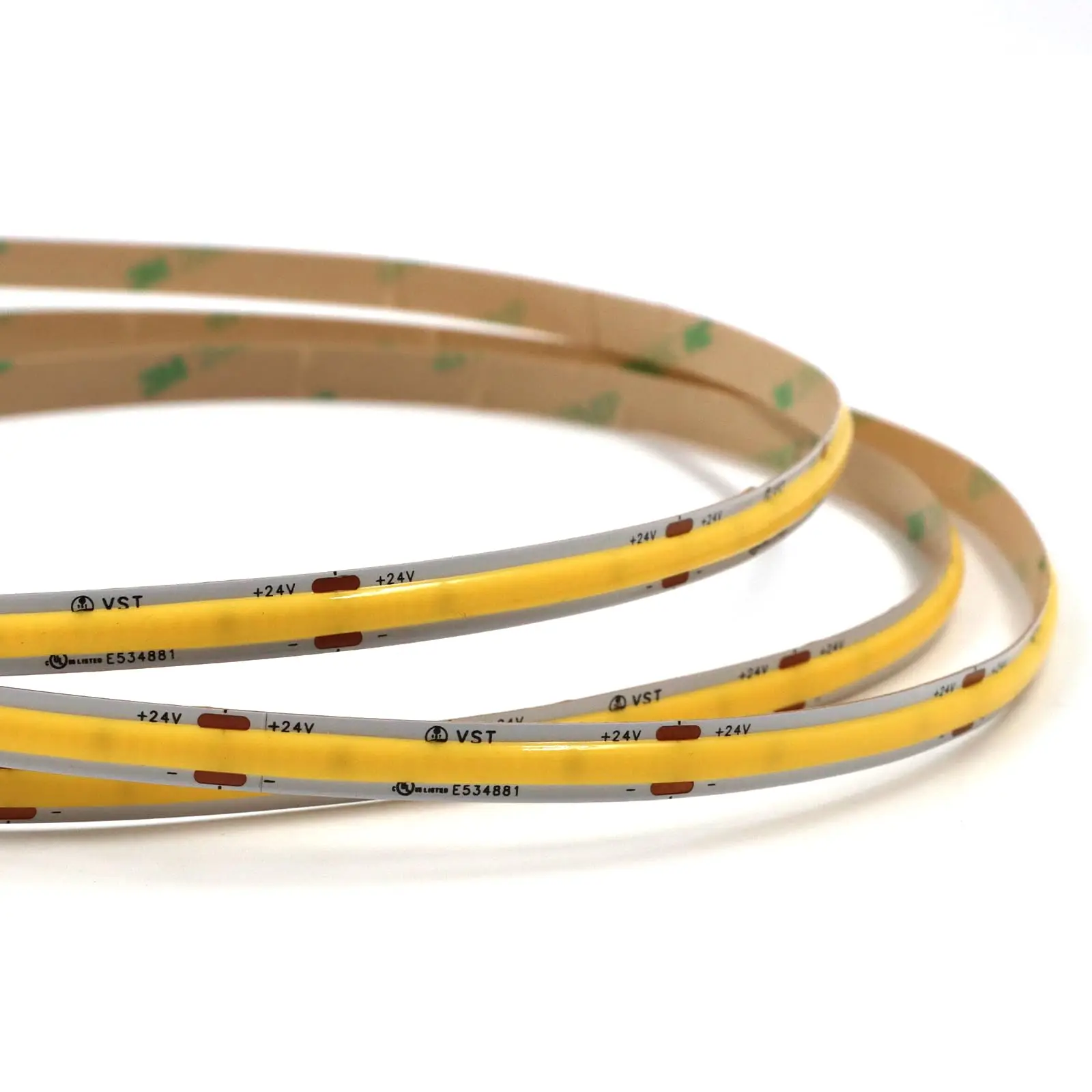 VST COB LED Strip Lights 4000K 24V Premium High Density FCOB Tape Light 16.4ft 48w 520 LEDs/m Ra 93+ COB LED Strip Lights