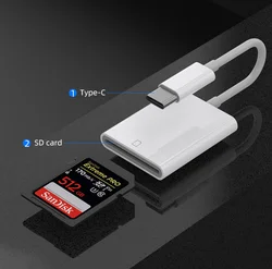 Factory Direct Supply SD TF Memory Card Reader Lightning Type C Reader SD Micro Reader