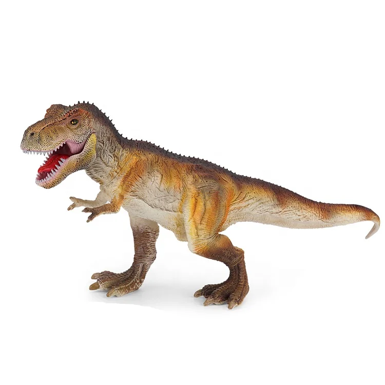 Eco Friendly Plastic Realistic Model Color PVC Hard Dinosaurs Toys