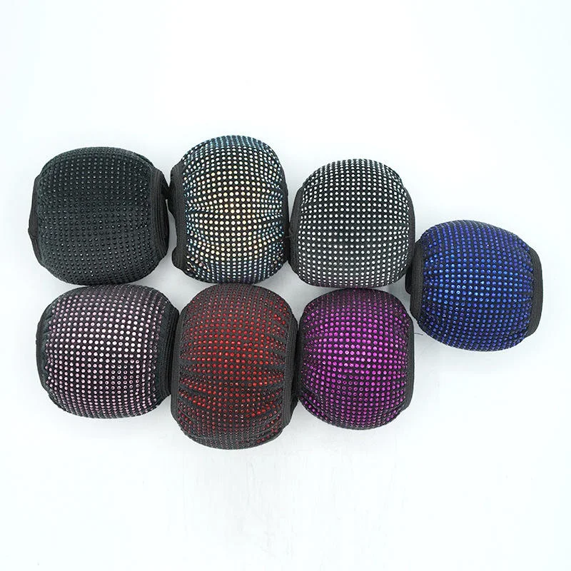 General Motors Sports Style PU Steering Wheel Cover Full Drill with Elastic No Inner Ring Auto Parts