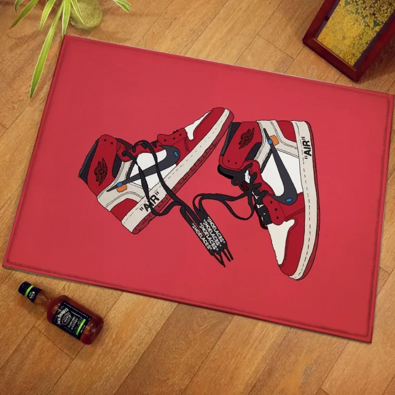 3D heat transfer printed  microfiber floor mat