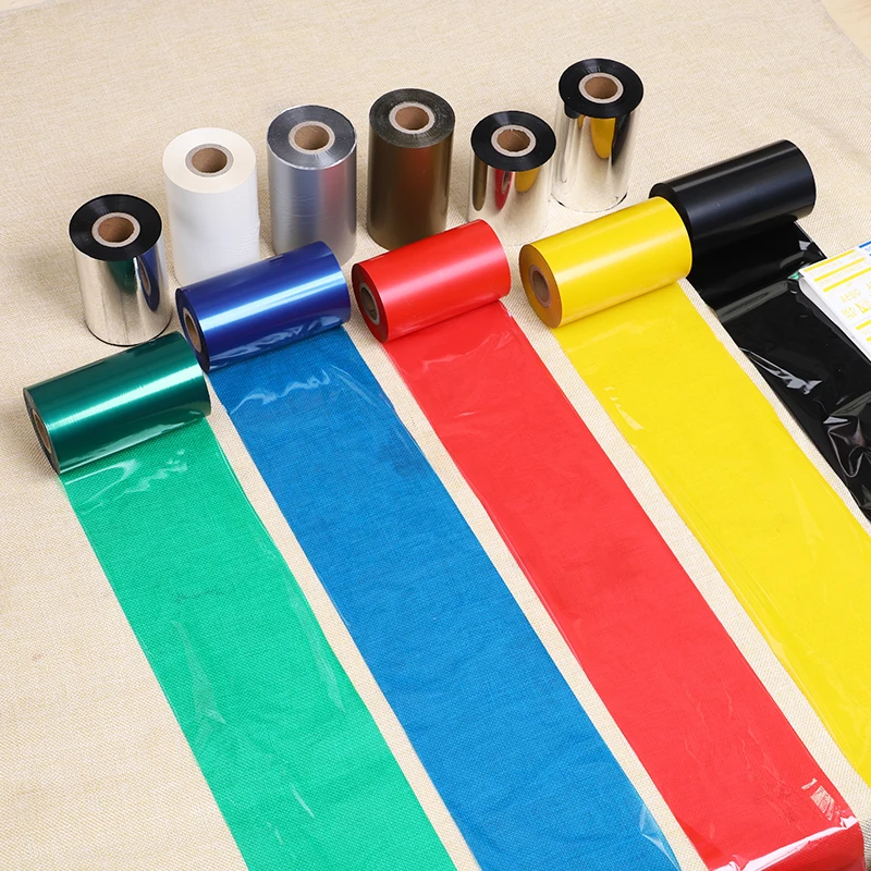 AEBO Factory Golden Silver Thermal Transfer Ribbon Color Wax for Citizen 110mm*300m
