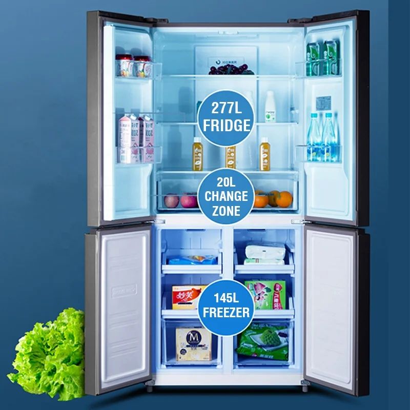 15.6 cu ft  4 doors No frost Steel door Refrigerator