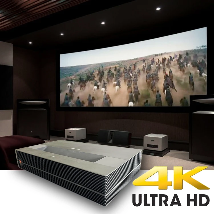 4500 ansi lumens 180 inch 150inch 120 inch 100 inch ultra short throw UHD ultra hd movie 4k cinema laser projector smart 4k TV