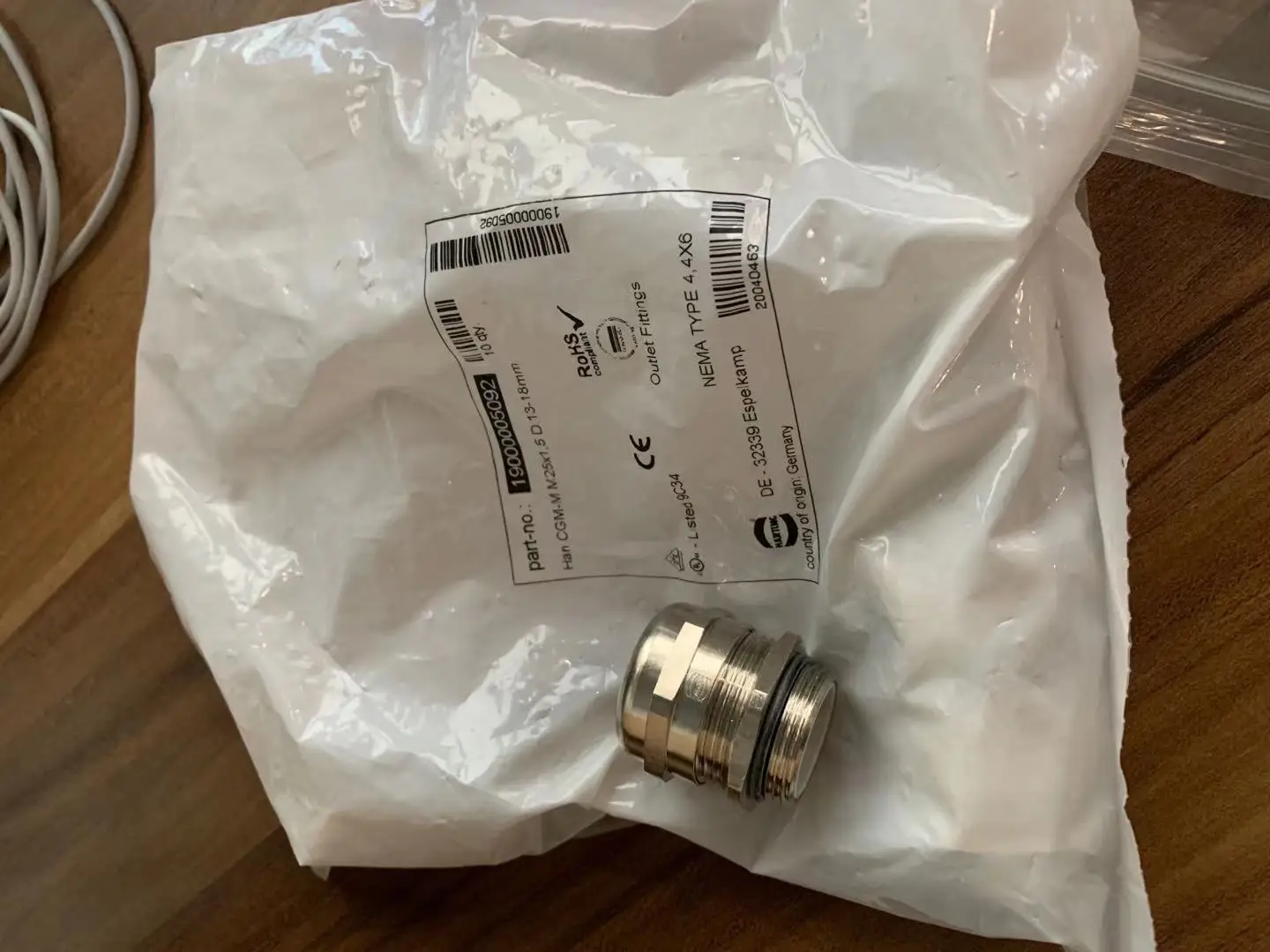 Original HARTING HAN 36 Heavy Duty Connector