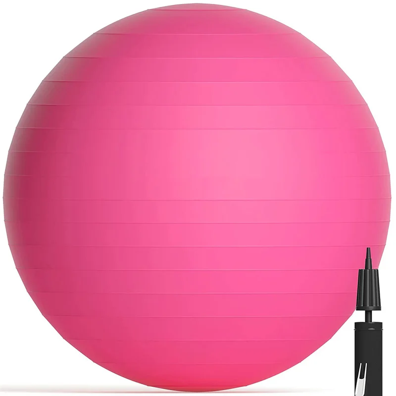 CrossFits 55 65 75 80CM stability dildos Half Chair Trainer Air Balance Ball Yoga Exercise Ball with bump