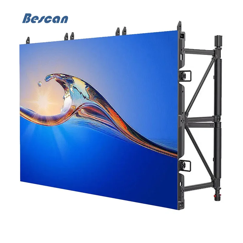 Park Square Scenic Spot column led Outdoor display screen p3.91 HD full color led Advertising screen rental screen