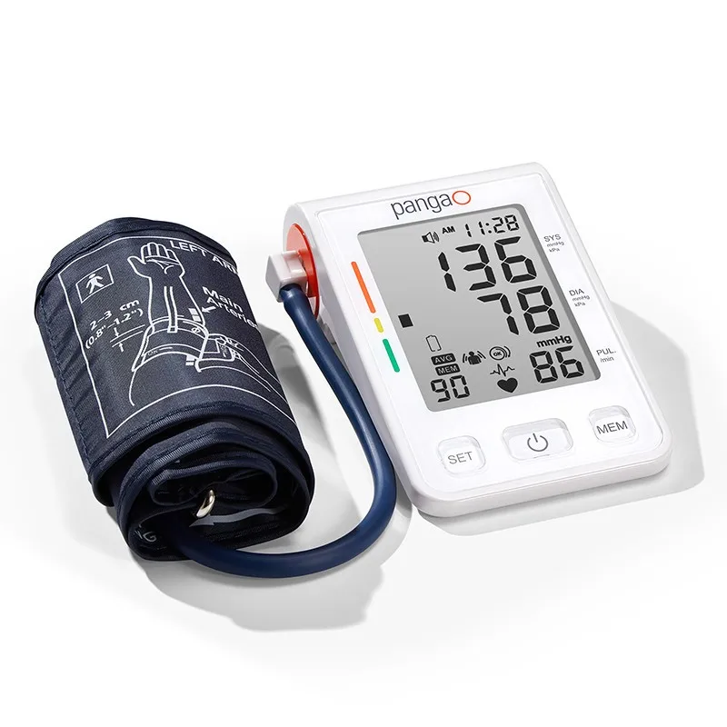 Portable smart arm cuff sphygmomanometer bp machine digital blood pressure monitor apparatus