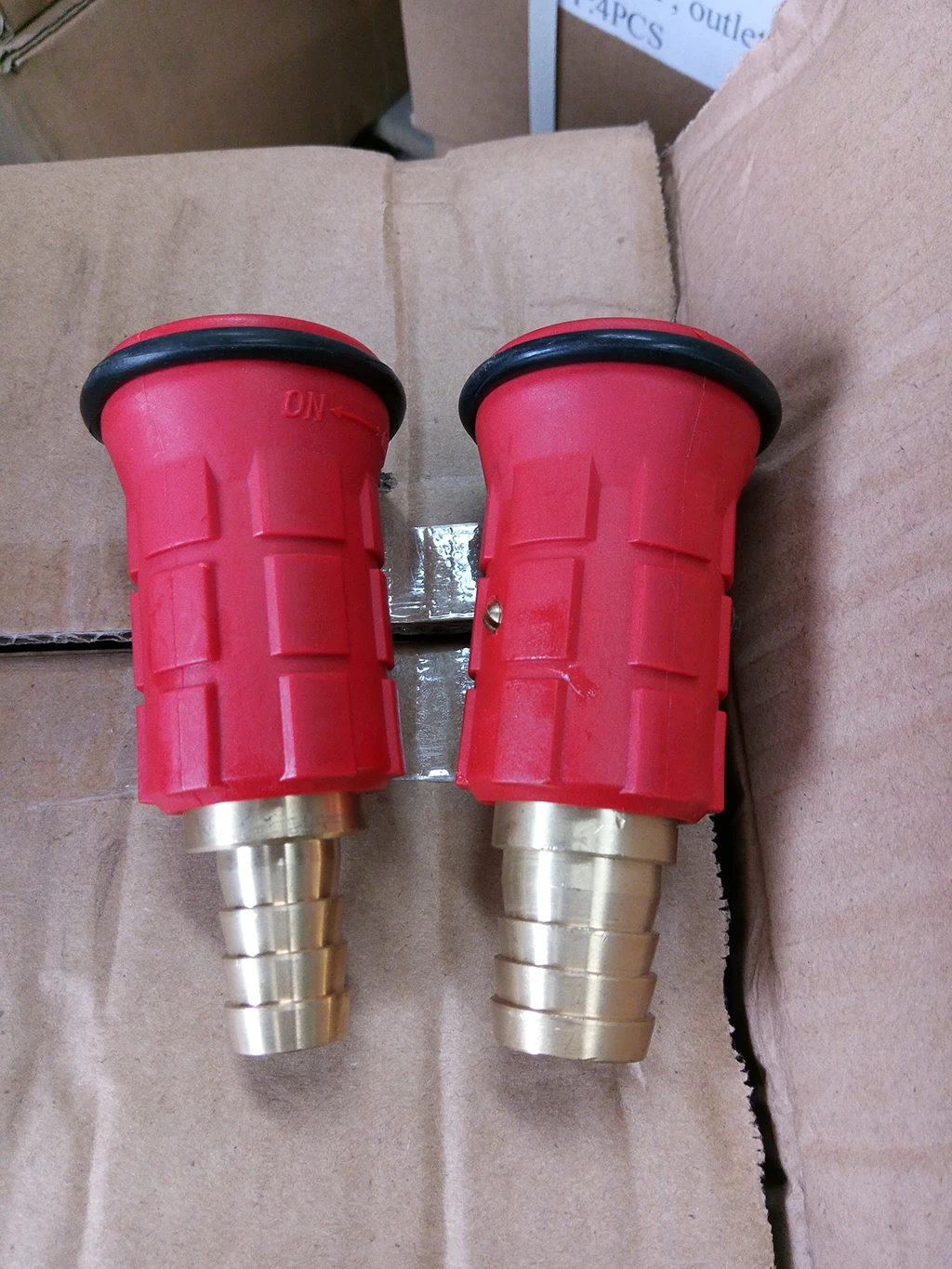 1.5' Brass Plastic Fire Fighting System Fire Hose Reel Nozzle