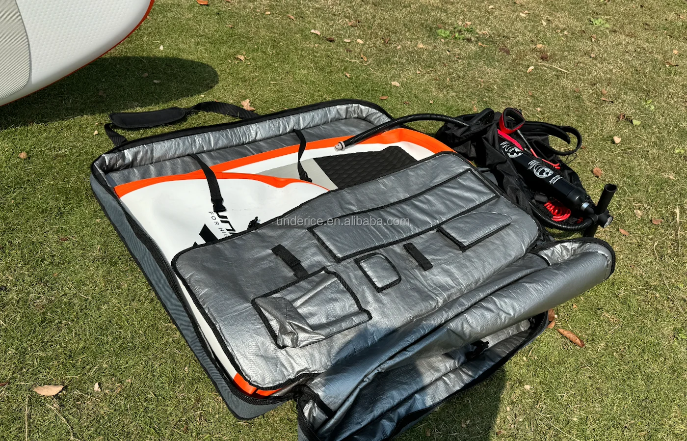 Premium Quality Waterproof Thick Padded with Extra Layer Full Set Pack  Surf Wing FoilBoard Backpack Bag for Windsurfing