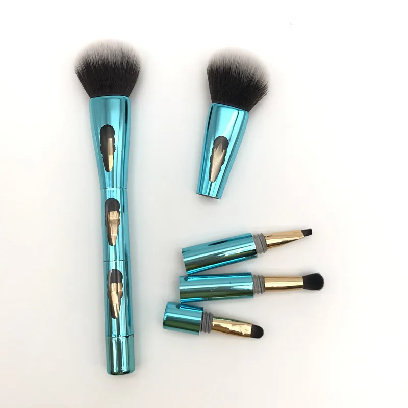 YRX W019 New Design  Luxury Makeup Brushes 4 in 1 Eye Shadow Blending Brush