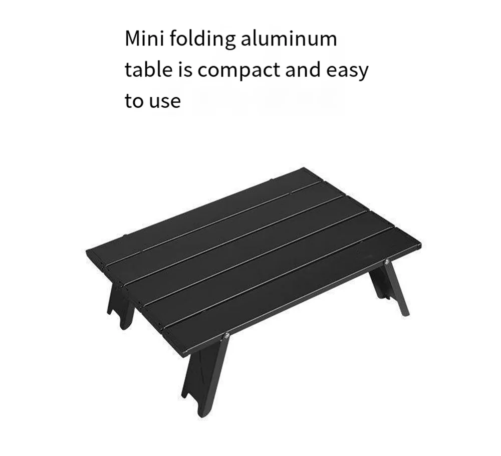 Portable Lightweight Foldable Rolling Folding Aluminum Alloy Mini Picnic Outdoor Roll Up Camping Table
