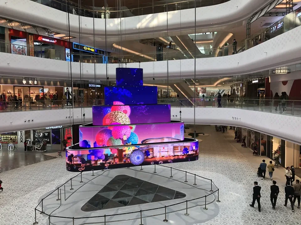Chinese Videos Flexible Display Screen Hd Full Color Advertising Led Sign Digital Signage Soft Flexible Led Display Panels