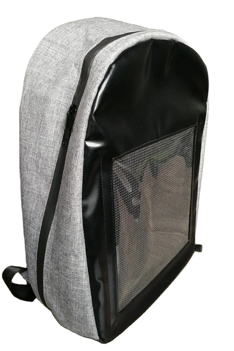 Newly human walking mobile LED backpack billboard outdoor used led billboard wifi control small video display screen