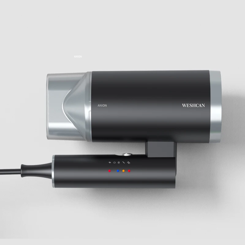 Weshcan Innovative Design Foldable Hair Dryer Negative Ion Blow Dryer with Overheating Protection System