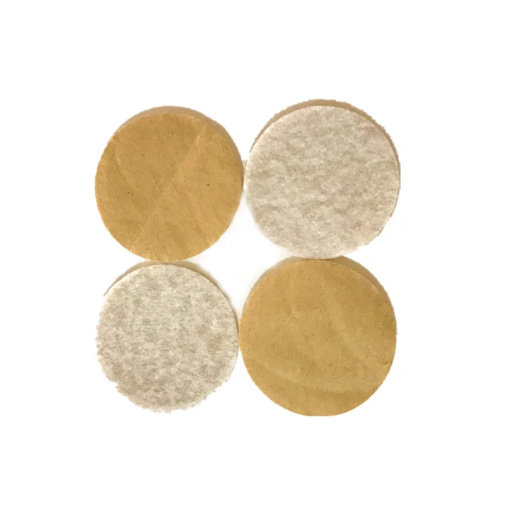 
Custom Self Adhesive Self Stick Polyester Protective Floor Felt Pad Needle Punched Circles Round Furniture Felt Pad 
