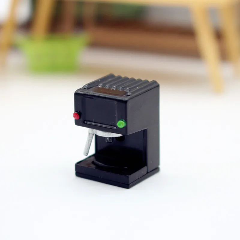 Small Size Coffee Machine Miniature Model 1:12 Coffee House Miniatures Toy
