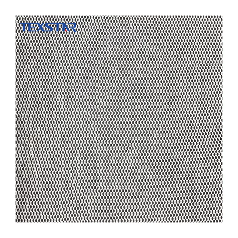 Hexagon Mesh Tulle Fabric Polyester Cotton 100% Polyester Shopping Bag, Garments Knitted Roll Packing Plain Warp FTTA30635 70gsm