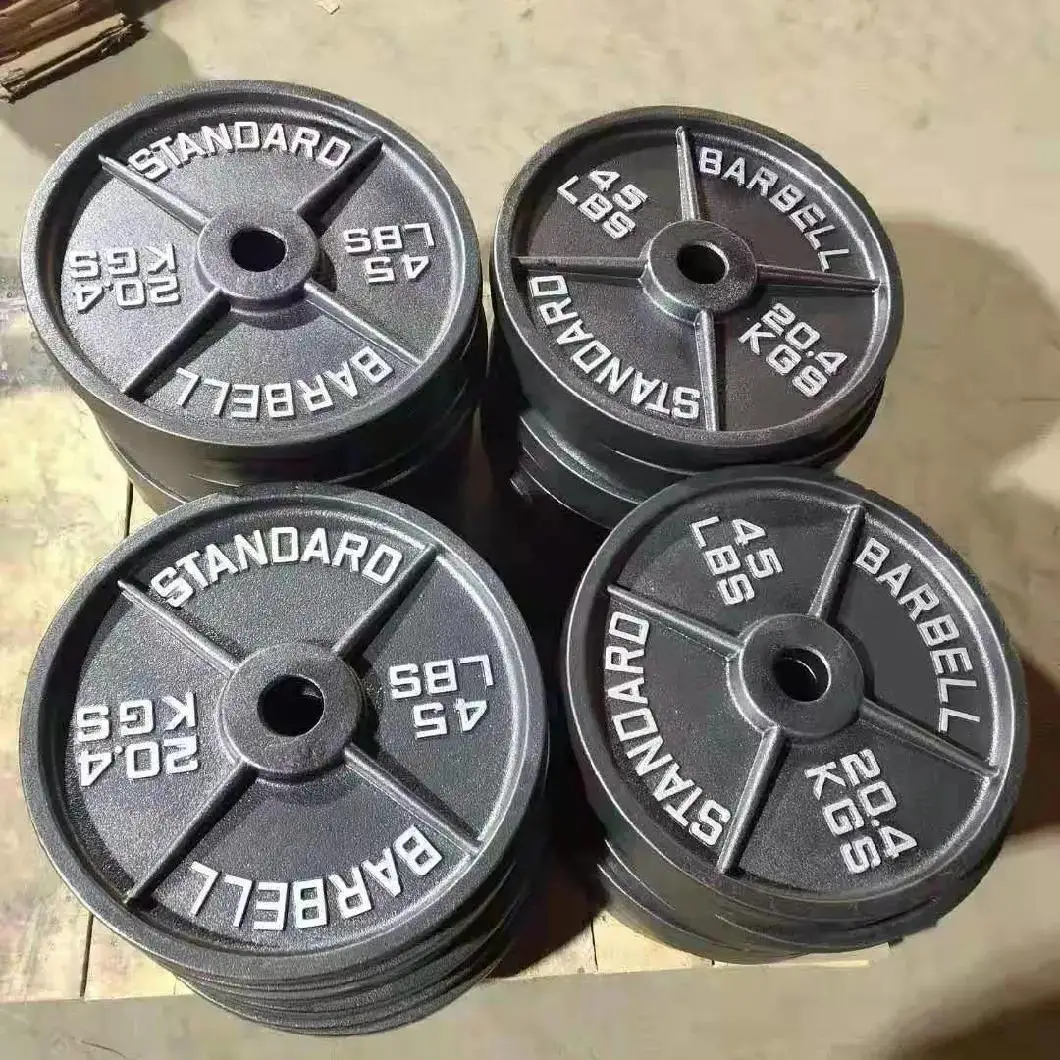 Cast Iron 45 lbs Weight Plate Cheap Common Cast Iron Barbell Plates Gym