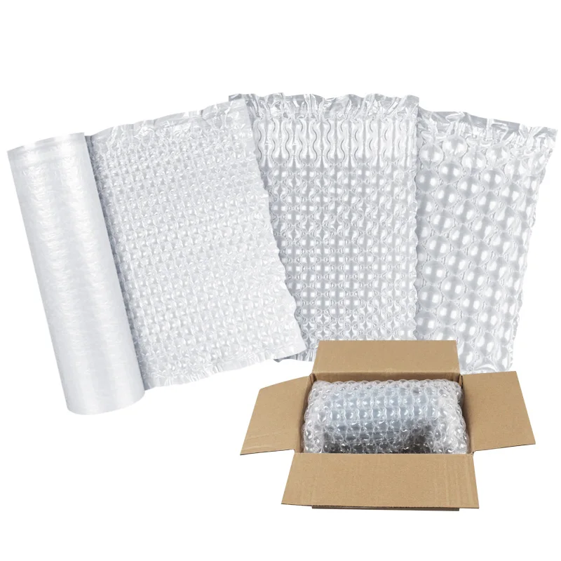 Self-lock Up Valve Tougher Material Inflatable Air Bubble Packing Cushion Roll For Heavy Items shipping