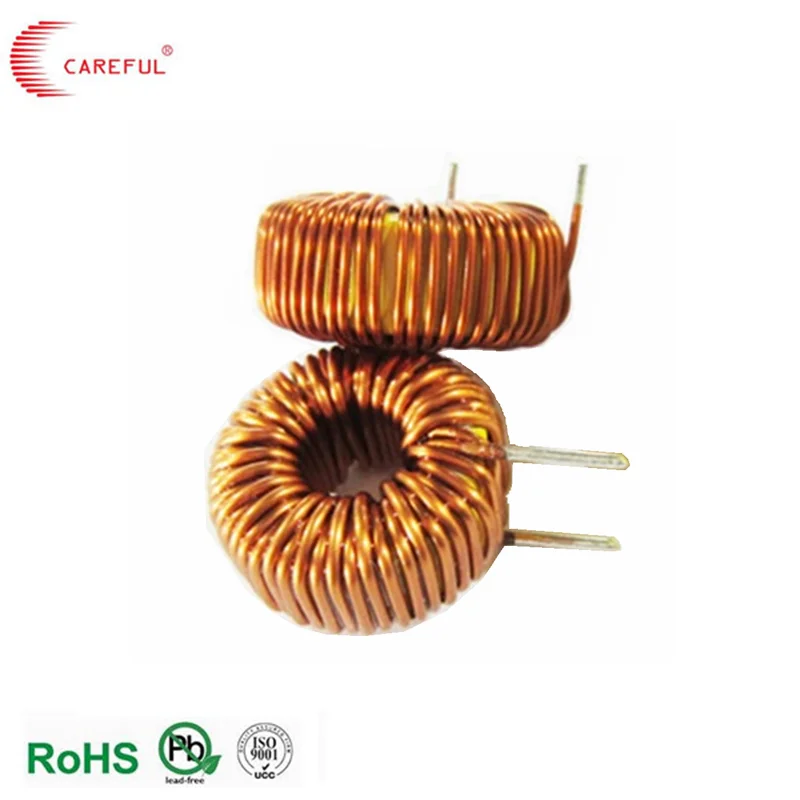 Toroidal core common mode choke inductor copper coil