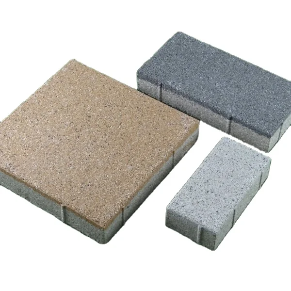 Водопроницаемые кирпичи в форме хлеба для подъездных