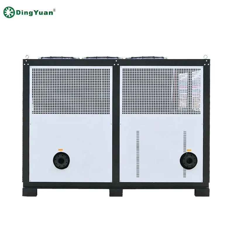 DINGYUAN Chilling Equipment 60HP Industrial  Cooling System Air Screw Cooled Chiller