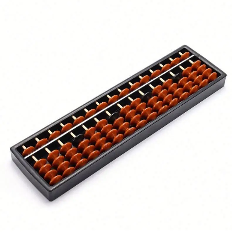 Digits Abacus Soroban Beads Column Kid School Learning Aids Tool Math Business Chinese Traditional Abacus Educational Toys R0962