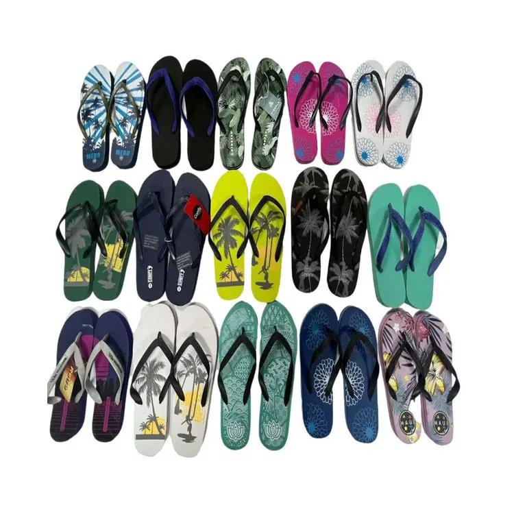 0.38 Dollar Model GLX005 Size 40-45 Africa Cheap Quality Slide Sandal Flip-Flops Home Men Slippers With Many Colors