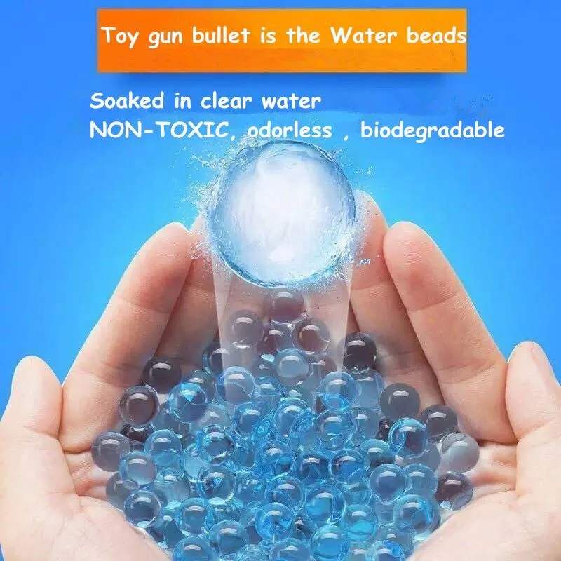10,000 pcs Water Gel Ball Bead Blaster Gun Gel ball Blaster for Children Toy Blaster Gel Gun Toy